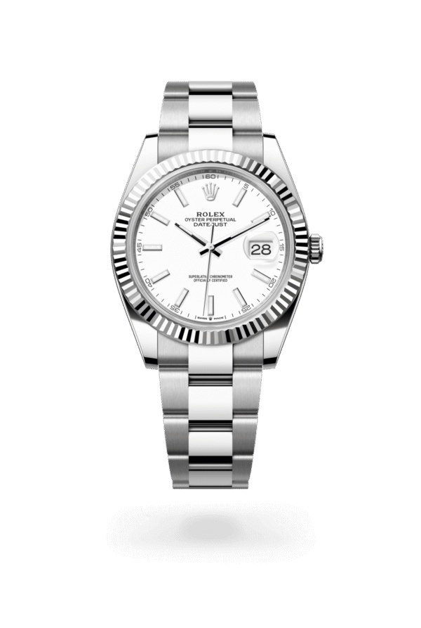 Rolex Datejust 41mm — Oystersteel & white gold