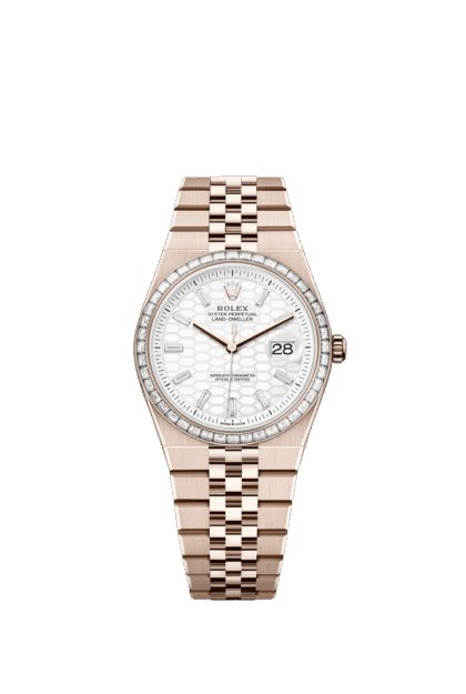 Rolex Land-Dweller 36mm — Everose gold & diamonds
