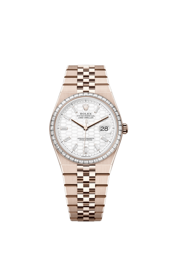 Rolex Land-Dweller 36mm — Everose gold & diamonds