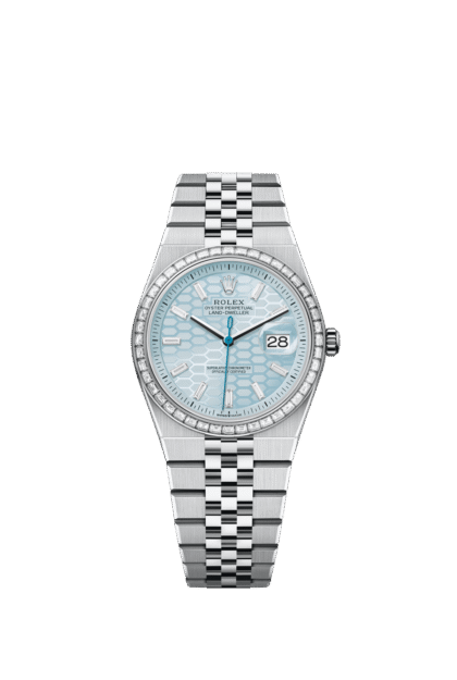 Rolex Land-Dweller 36mm — Platinum & diamonds