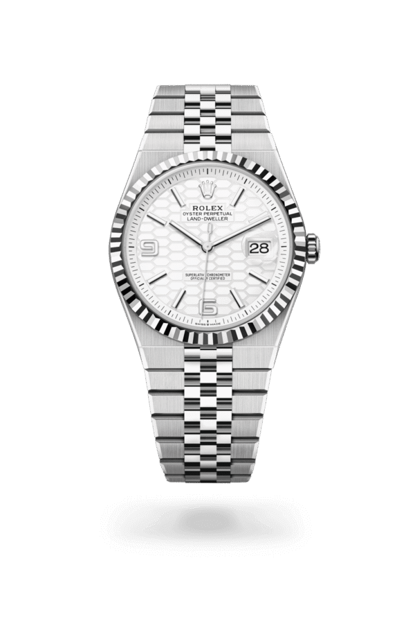 Rolex Land-Dweller 40mm — Oystersteel & white gold