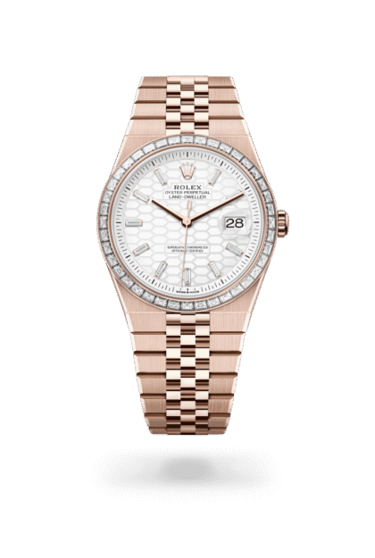 Rolex Land-Dweller 40mm — Everose gold & diamonds
