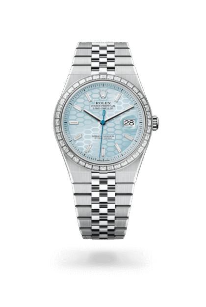 Rolex Land-Dweller 40mm — Platinum & diamonds