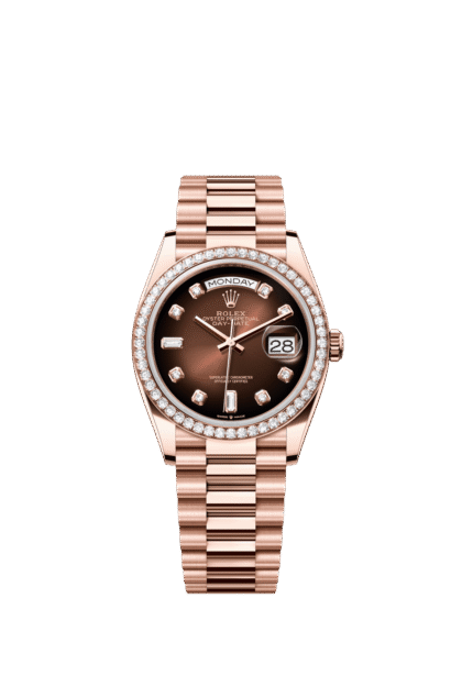 Rolex Day-Date 36mm — Everose gold & diamonds