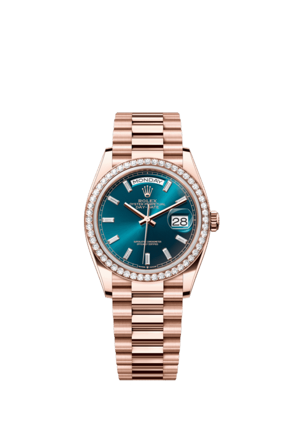Rolex Day-Date 36mm — Everose gold & diamonds