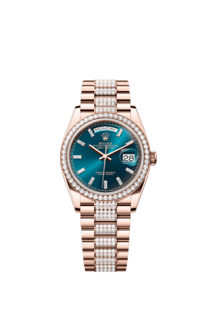 Rolex Day-Date 36mm — Everose gold & diamonds