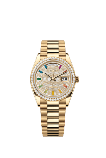 Rolex Day-Date 36mm — Yellow gold & diamonds