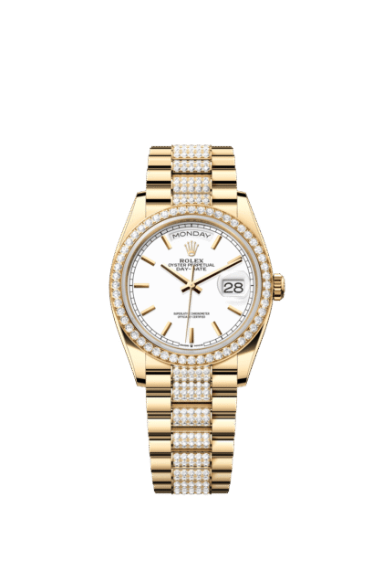 Rolex Day-Date 36mm — Yellow gold & diamonds
