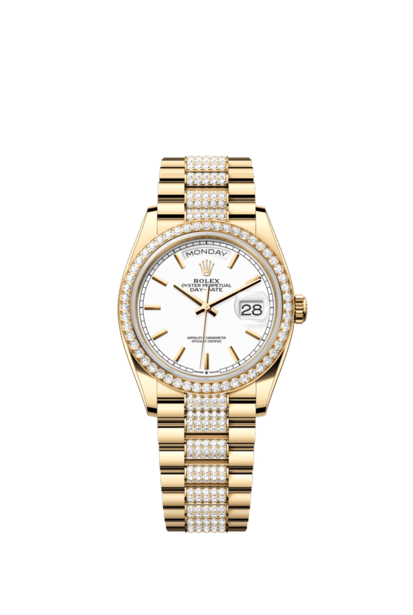 Rolex Day-Date 36mm — Yellow gold & diamonds