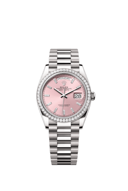 Rolex Day-Date 36mm — White gold & diamonds