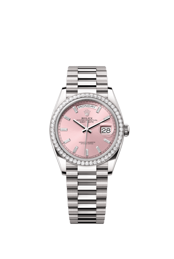 Rolex Day-Date 36mm — White gold & diamonds