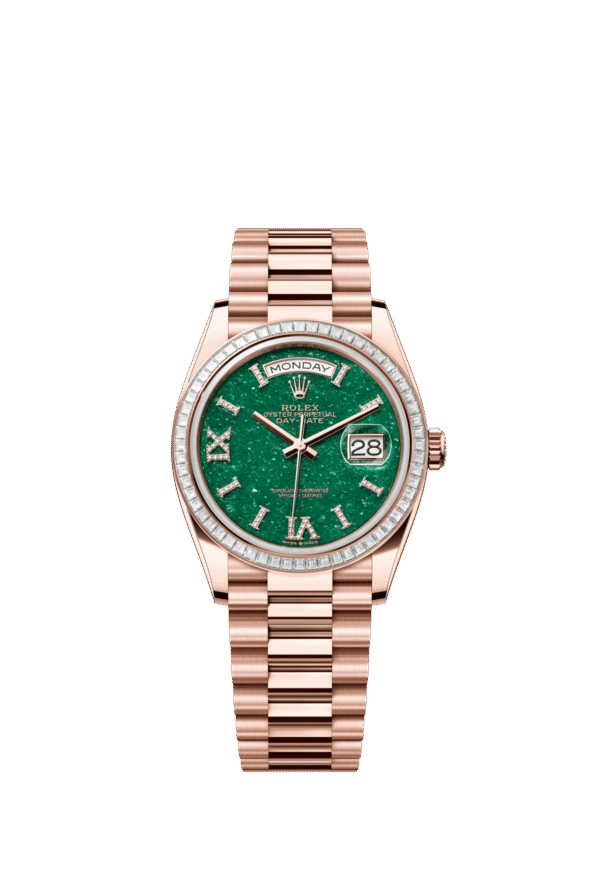 Rolex Day-Date 36mm — Everose gold & diamonds