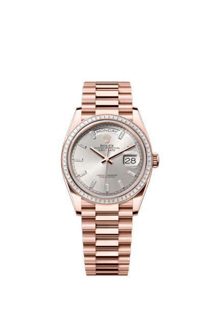 Rolex Day-Date 36mm — Everose gold & diamonds