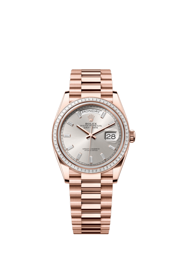 Rolex Day-Date 36mm — Everose gold & diamonds