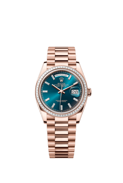 Rolex Day-Date 36mm — Everose gold & diamonds
