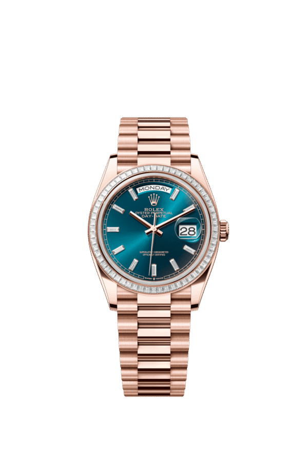 Rolex Day-Date 36mm — Everose gold & diamonds