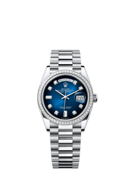 Rolex Day-Date 36mm — Platinum & diamonds