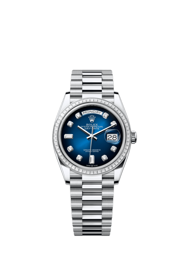 Rolex Day-Date 36mm — Platinum & diamonds