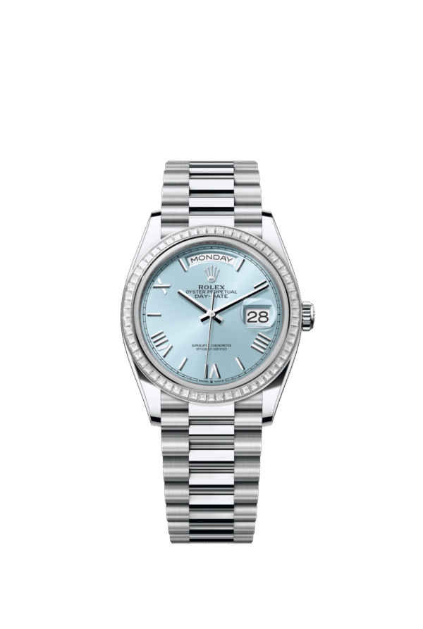 Rolex Day-Date 36mm — Platinum & diamonds