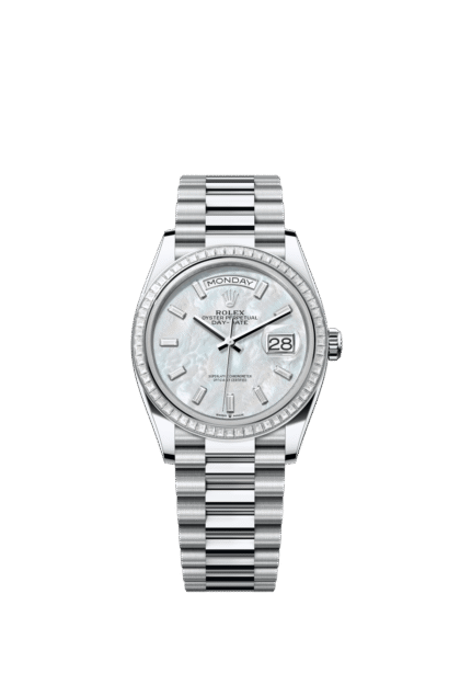 Rolex Day-Date 36mm — Platinum & diamonds