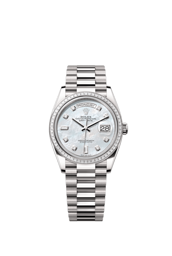 Rolex Day-Date 36mm — White gold & diamonds