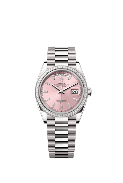 Rolex Day-Date 36mm — White gold & diamonds