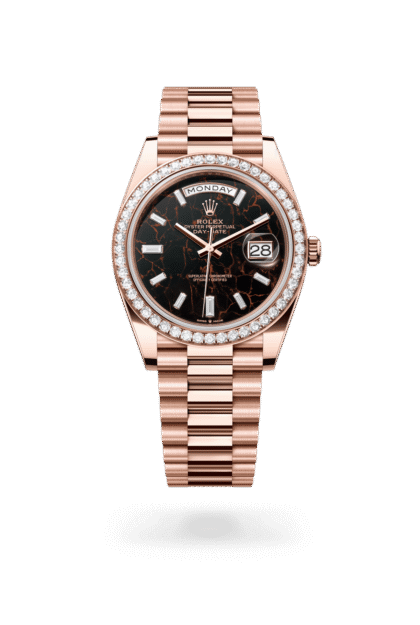 Rolex Day-Date 40mm — Everose gold & diamonds