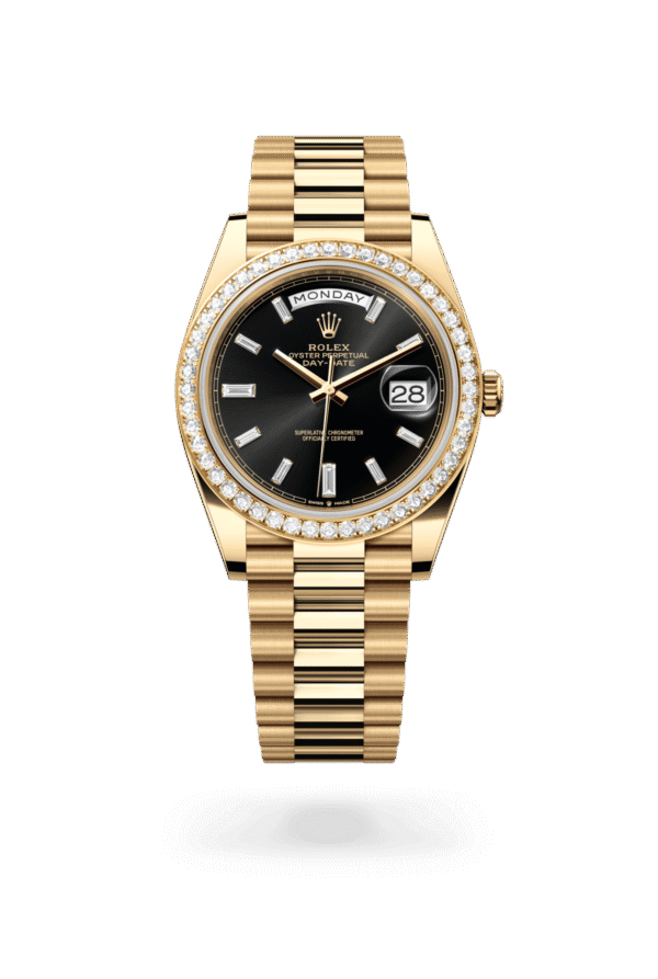 Rolex Day-Date 40mm — Yellow gold & diamonds