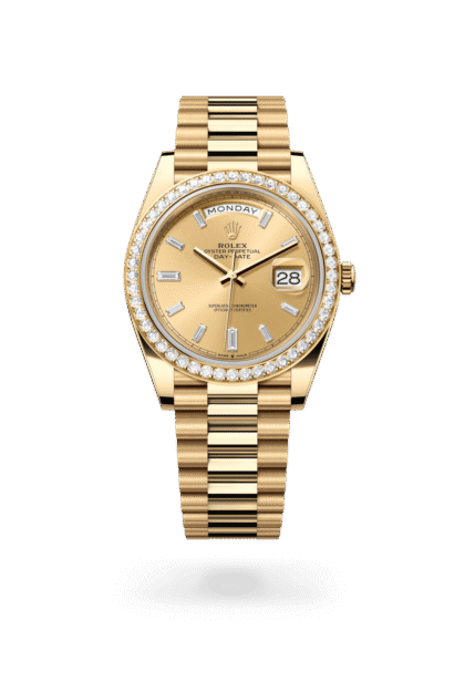 Rolex Day-Date 40mm — Yellow gold & diamonds