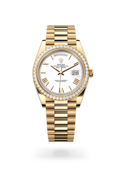 Rolex Day-Date 40mm — Yellow gold & diamonds