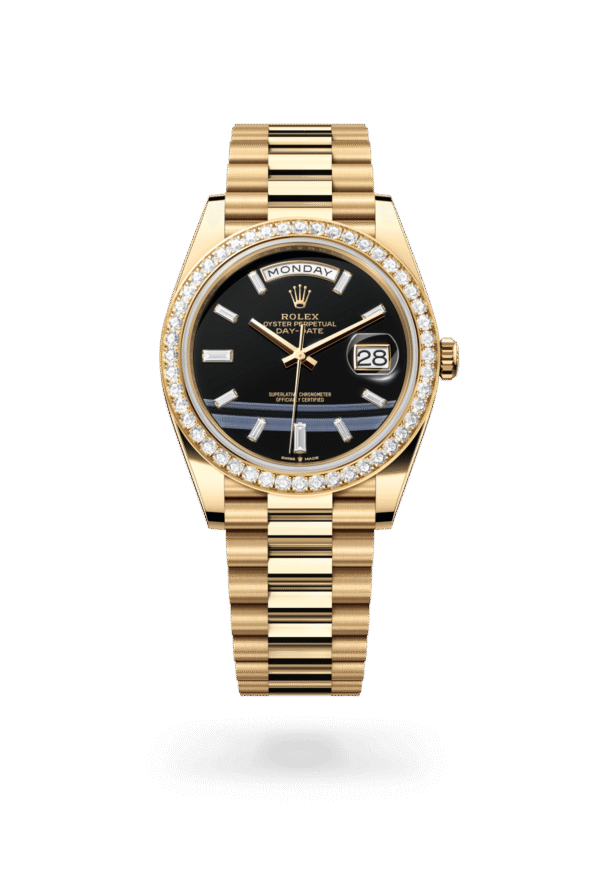 Rolex Day-Date 40mm — Yellow gold & diamonds