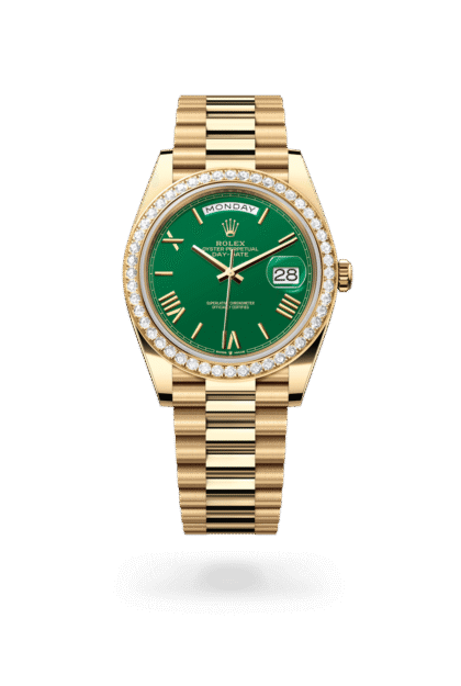 Rolex Day-Date 40mm — Yellow gold & diamonds