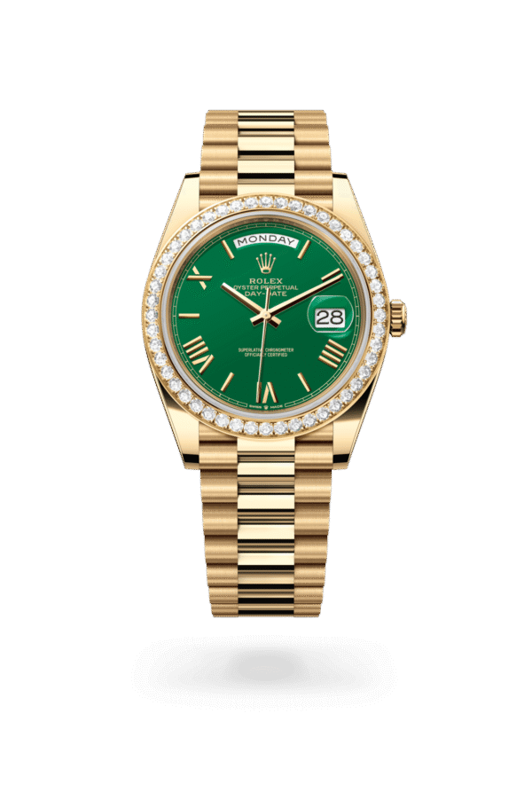 Rolex Day-Date 40mm — Yellow gold & diamonds