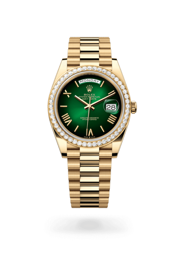 Rolex Day-Date 40mm — Yellow gold & diamonds