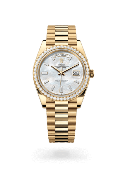 Rolex Day-Date 40mm — Yellow gold & diamonds