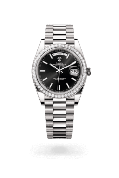 Rolex Day-Date 40mm — White gold & diamonds