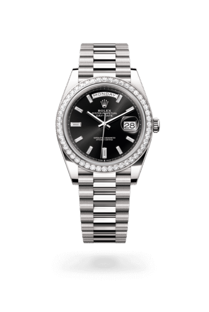 Rolex Day-Date 40mm — White gold & diamonds