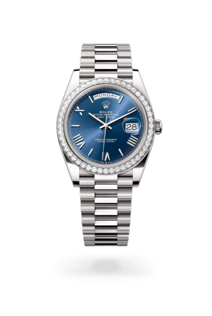 Rolex Day-Date 40mm — White gold & diamonds