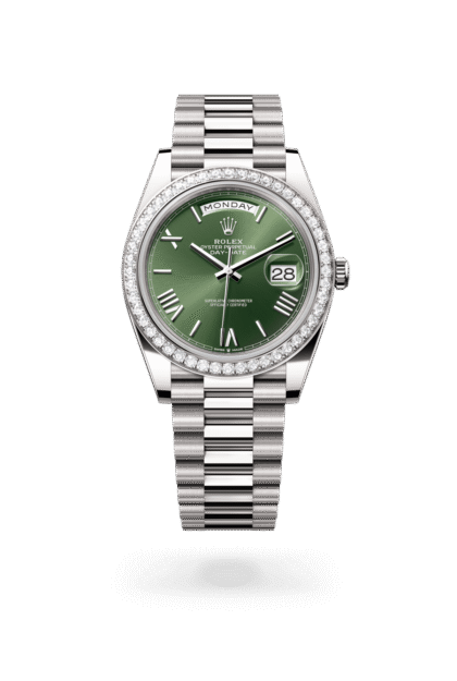 Rolex Day-Date 40mm — White gold & diamonds