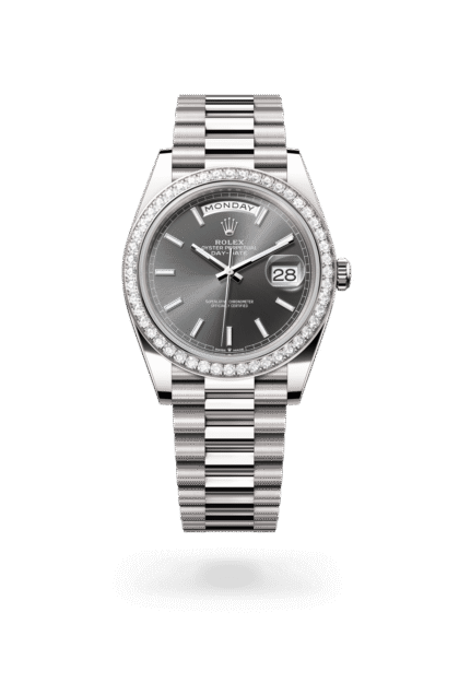 Rolex Day-Date 40mm — White gold & diamonds