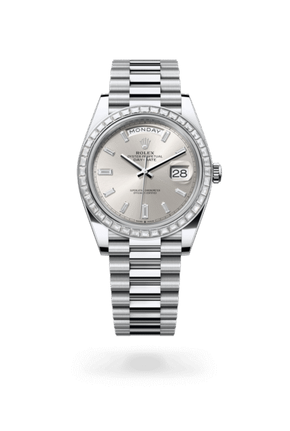 Rolex Day-Date 40mm — Platinum & diamonds