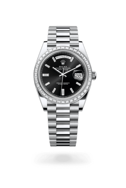 Rolex Day-Date 40mm — Platinum & diamonds