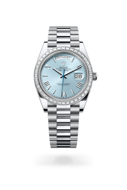 Rolex Day-Date 40mm — Platinum & diamonds
