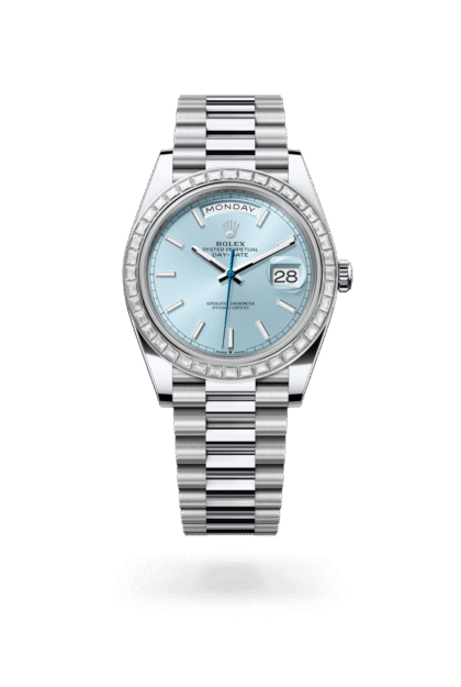 Rolex Day-Date 40mm — Platinum & diamonds