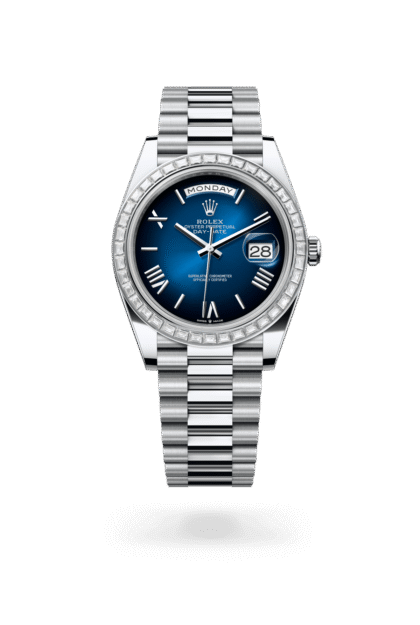 Rolex Day-Date 40mm — Platinum & diamonds