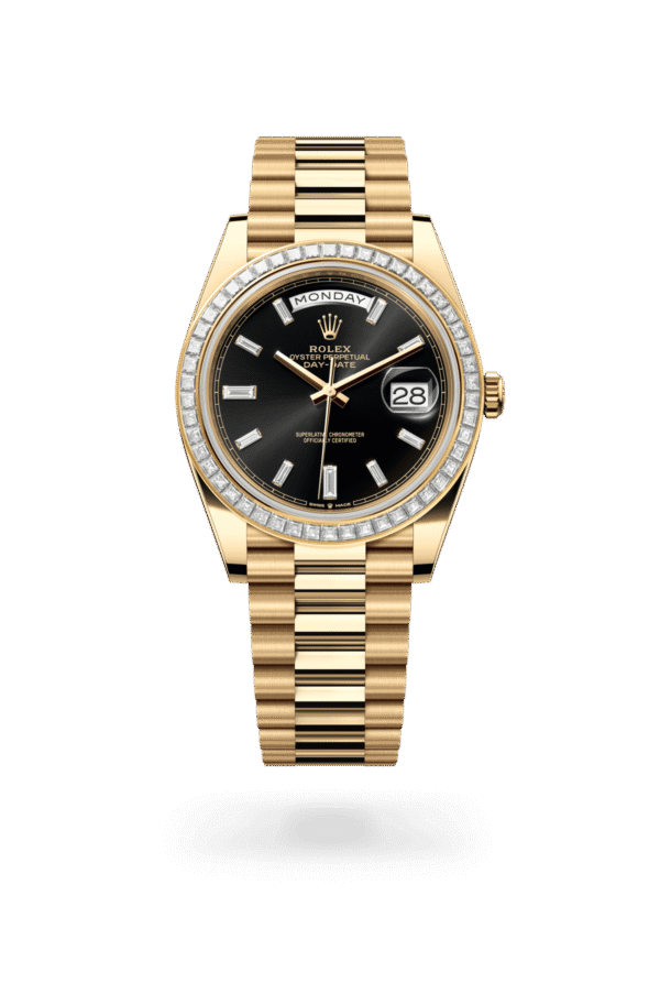 Rolex Day-Date 40mm — Yellow gold & diamonds