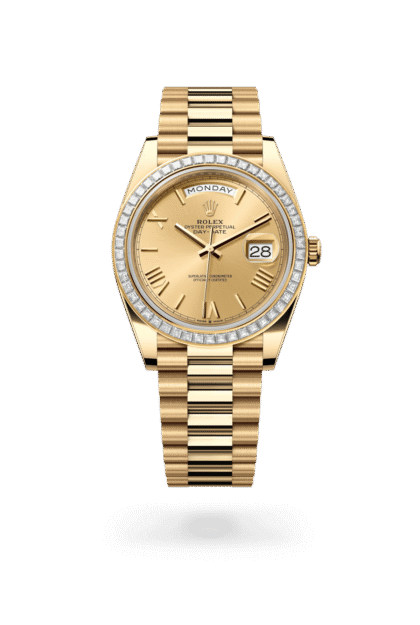 Rolex Day-Date 40mm — Yellow gold & diamonds