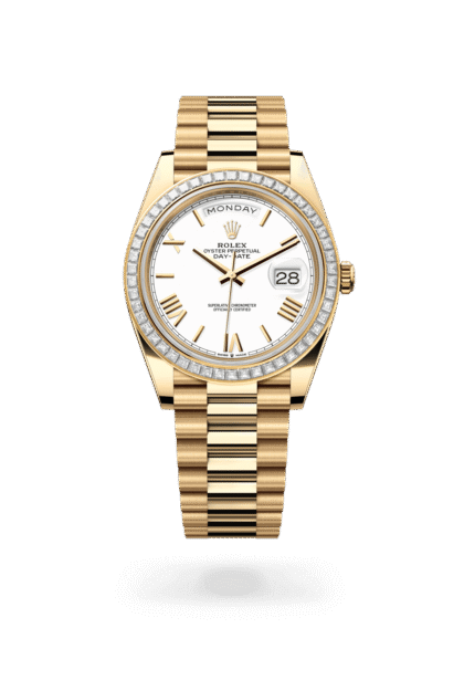Rolex Day-Date 40mm — Yellow gold & diamonds