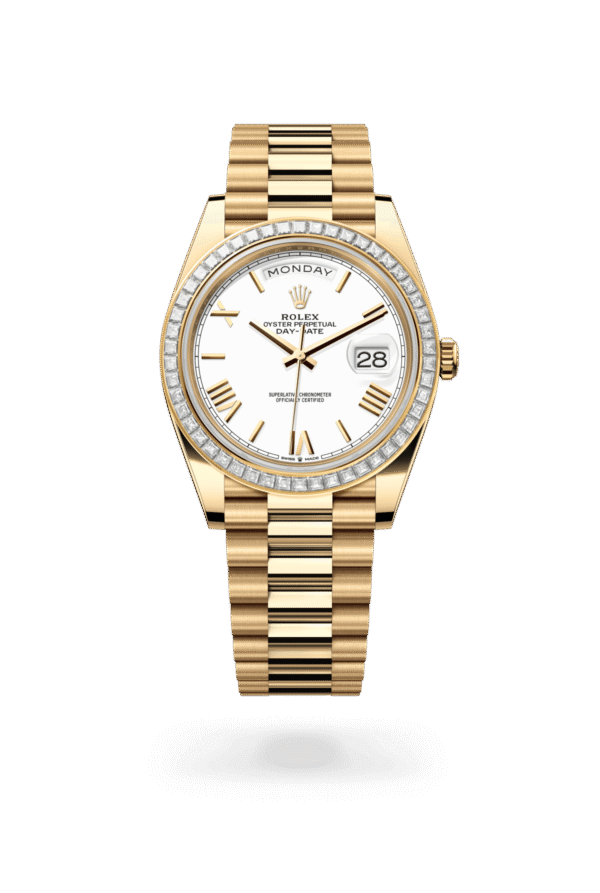 Rolex Day-Date 40mm — Yellow gold & diamonds