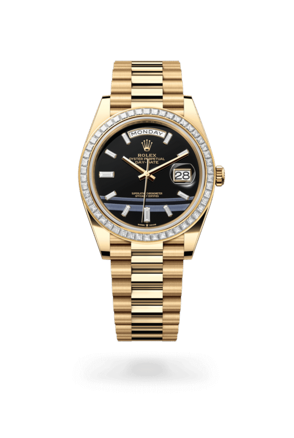 Rolex Day-Date 40mm — Yellow gold & diamonds